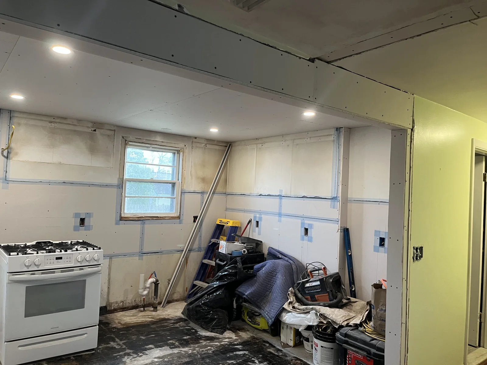Kitchen work in progress, Kitchen & bathroom remodel, Warwick, RI