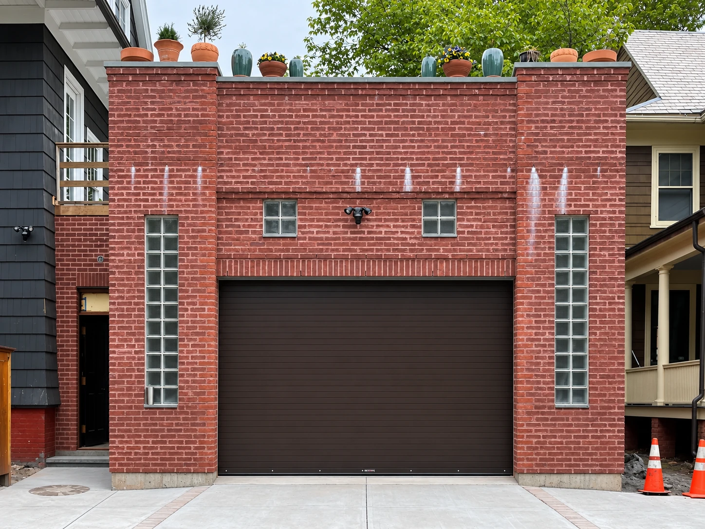 Finished garage, Garage & garden roof deck, Providence, RI