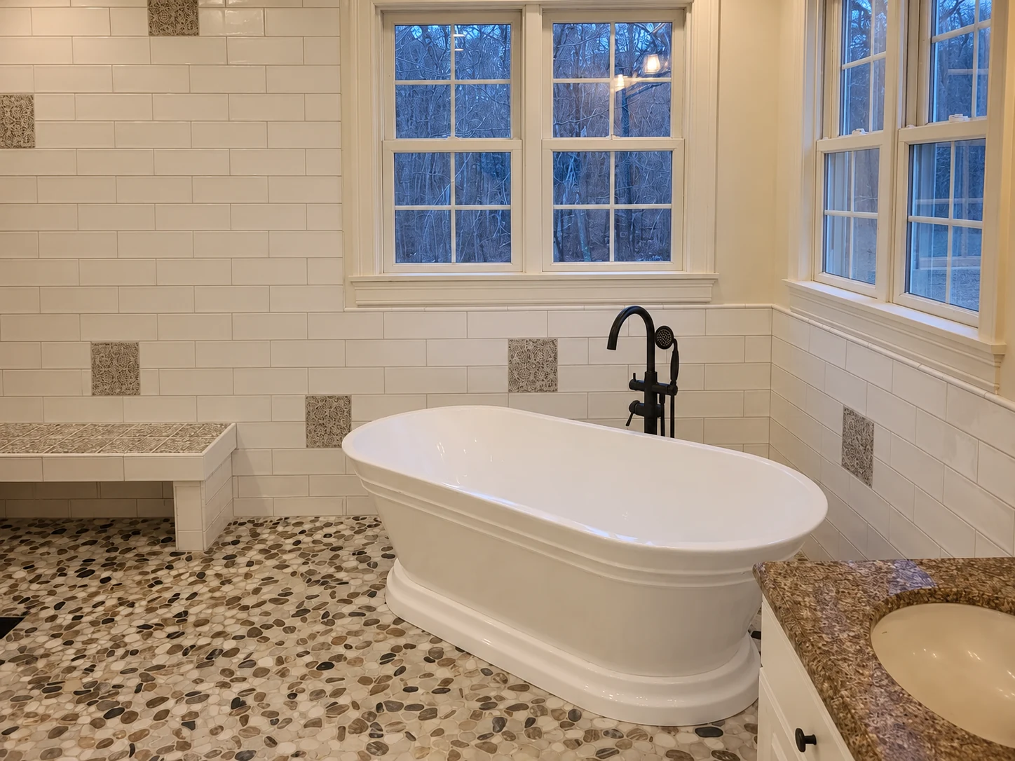 Freestanding bathtub, Bathroom remodel, East Greenwich, RI