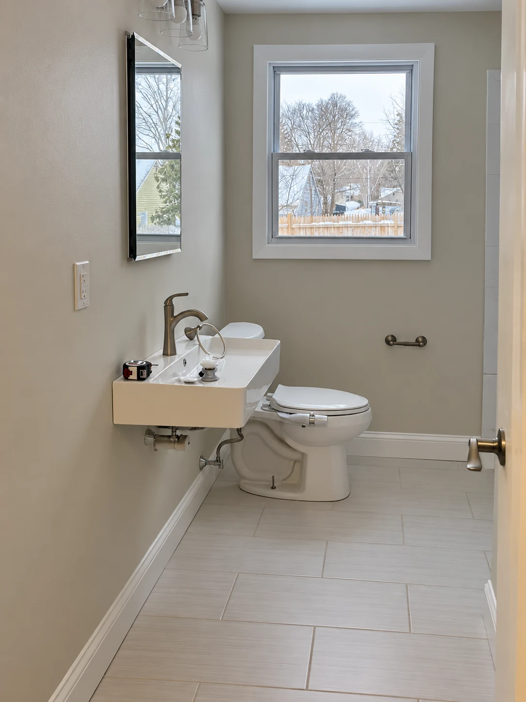 Finished bathroom, Kitchen & bathroom remodel, Warwick, RI